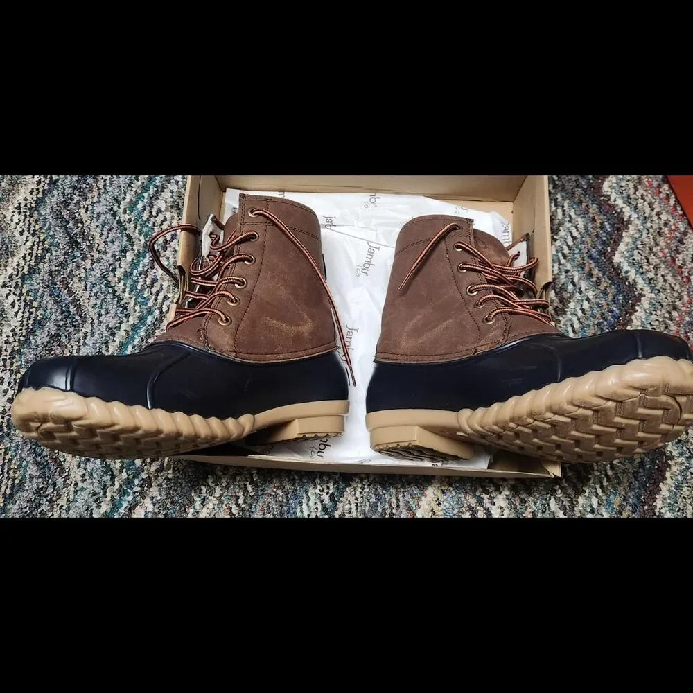 JBU by Jamba Men's Brown and Navy Boots
